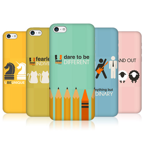 Head Case Designs Be Different Protective Back Case Cover for Apple iPhone 5c